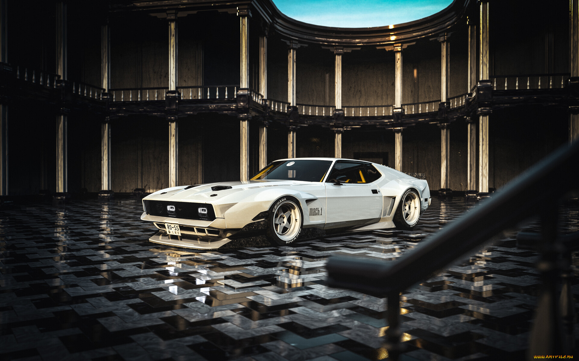 ford mustang mach-1 evo 1971, , 3, ford, mustang, mach-1, evo, 1971, tuning, car, , 
